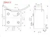Manija de Motor con Cerradura de Huella Dactilar Embrague Cuerpo de Cerradura de Motor Cerradura de Puerta Piezas de Plástico Varilla de Empuje Cerradura de Hotel Cerradura Electrónica