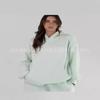 Sudadera con capucha de manga larga lavada vintage 2024 de color sólido americano, nueva sudadera de verano de estilo japonés, holgada e informal, neutra