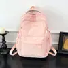 Mochila nova, estilosa e minimalista, de grande capacidade, leve, adequada para uso diário, roupas casuais e para ir à faculdade para estudantes do sexo feminino.