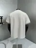 Camiseta de Hombre Verano Diseño Retro Americano Bloques de Color Falso Dos Piezas Manga Corta Cuadros Patchwork Camisa de Media Manga Tendencia Pareja