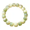 Pulsera Bodhi para Mujer, Gradiente de Té de Castaño Natural Genuino Alrededor del Dedo, Suaves Cuentas de Semilla de Bodhi Genuinas Buda, Pulsera Wenwan para Hombre