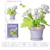 Mini Blocos de Construção de Flores Eternas Flores em Vasos Enfeites de Mesa Decoração Montada Organização Presente Caixa Surpresa Presente Integral Atacado