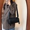 Bolso Cruzado de Cilindro Romboide Original para Mujer Verano 2022 Nuevo de Moda Estilo Occidental Texturizado Versátil Cubo Bolso de Hombro de Tela Oxford