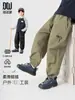 Pantalones Cargo para Niños Duoduo Pantalones Infantiles 2026 Nuevo Estilo Primavera Versátiles Casuales Largos Modernos