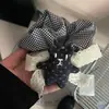 Goma para el pelo de encaje con perlas artificiales estilo coreano para mujer, nuevo modelo 2026, elástico versátil para el pelo, dulce accesorio para el cabello