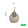 Bolsa de Malla para Frutas Tejida a Mano, Bolsa de Malla Tapiz, Tipo Gota de Nido de Pájaro Estilo Ins Bolsa de Malla para Almacenamiento Colgante de Frutas y Verduras