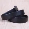 Cinturón de Cuero Genuino para Hombre de Venta Caliente con Borde Envuelto Hebilla Automática Sin Cabeza Cinturón Versátil para Pantalones con Hebilla de Negocios de Alta Gama Cinturón para Pantalones sin Hebilla