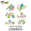 Puzzle Modelo de Avión Eva Niños Ensamblaje Estéreo 3D Jardín de Infancia DIY Materiales Hechos a Mano Juguetes Educativos