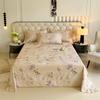 Venta al por mayor del fabricante Sábana de algodón puro cepillado estampada Pieza única Sábana de cama estampada acolchada engrosada Textiles para el hogar Nantong