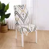 Funda de Silla Universal de una Pieza Simple Personalizada Funda de Taburete Tela Elástica Funda de Silla de Comedor Funda de Respaldo de Silla de Hotel