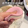 Bolsa de Almacenamiento para Esponjas de Maquillaje de Silicona a Prueba de Polvo Anti-Suciedad Transpirable Bonita Herramienta de Almacenamiento para Maquillaje Estuche Protector Portátil Caja de Viaje