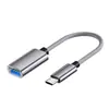 Cable Adaptador Convertidor Otg Tipo-C Tipo Mayorista Transfronterizo Adaptador para Android Teléfono Móvil Dos en Uno Lector de Tarjetas Unidad Flash USB