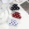 Pinza para el Cabello Mini de Lunares Femenina, Sencilla y Dulce, para Peinados Semirecogidos, Flequillos y Cabello Suelto, Accesorio para el Cabello de Moda y Elegante al por Mayor