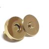 Hebilla magnética de fábrica 18 mm carcasa de hierro níquel botón magnético hebilla de bolso hebilla magnética botón magnético redondo