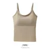 Sutiã Camisole Feminino Sem Costura com Bojos Embutidos, Push-Up, Costas Bonitas, Plus-Size, Emagrecedor, Esconde Barriga