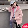 Chaqueta de Otoño Doble Cara para Niña con Forro Polar 2026 Nueva Talla Mediana y Grande Ropa Superior Infantil Cortavientos de Primavera Otoño Chaqueta Exterior Infantil