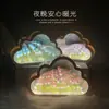 Luz Noturna Flor Tulipa Nuvem Mar de Flores DIY Artesanal Presente de Aniversário para Meninas, Melhores Amigas e Casais