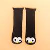 Primavera y verano nuevos calcetines para niños niñas calcetines altos de algodón para bebé de dibujos animados de ojos grandes tridimensionales calcetines de moda