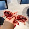 Gafas de Sol Y2K Retro Ovaladas de Marco Pequeño Europeas y Americanas para Mujer de Alto Sentido Protección UV Populares en Internet Gafas de Sol para Mujer para Fotos Callejeras