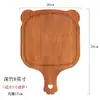 Bandeja Rectangular de Bambú Transfronteriza para Pan, Pollo Frito, Filete, Horneado, Brochetas para Barbacoa, Diseño Sencillo para Uso Doméstico y Comercial, Restaurante, Estilo Japonés y Coreano