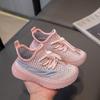2025 Nova Primavera e Outono Sapatos Infantis Antiderrapantes de Tricô Fly-Knit Coco Slip-On Tricô Sapatos Esportivos para Bebê para Uso Externo