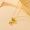 Nuevo Estilo Te Hará Rico Inmediatamente~Collar de Caballo de Plata de Ley S925 para Mujer Moda Retro Diseño de Nicho Cadena Versátil para la Clavícula