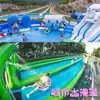 Ciervo Rosa Inflable Tobogán Ciudad Tobogán Seco Rafting Acuático Tobogán Extra Largo Equipo Inflable de Avance Fabricante