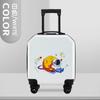 Mala Infantil com Rodas Universais, Mala Trolley de Desenho Animado, Mala com Senha para Estudantes, Atacado com Impressão de Logotipo, Mala de Viagem de Bordo de 18 polegadas