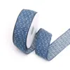 Lentejuelas Azules Jeans Rasgados Cinta Accesorios para el Cabello DIY Caja de Regalo Lazo Accesorios para Ropa Cinta Al Por Mayor