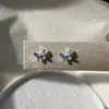 Set Semanal de Aretes de Venta Caliente Transfronterizo Estilo Coreano Aleación Mariposa Animal Corazón Simple Moda Aretes para Mujer