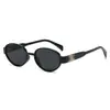 Nuevas Gafas de Sol Ovaladas Pequeñas Estilo Old Money Europeo y Americano para Mujer, Gafas de Sol Retro Francesas de Alta Gama Anti-UV