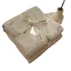 Juego de Ropa de Cama de Algodón Grado Madre y Bebé Clase A de Cuatro Piezas Sábana de Cama 100% Algodón Funda Nórdica Funda de Almohada Faldón de Cama Juego de Tres Piezas para Dormitorio de Estudiante 4