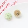 Parche de flores con cuentas de color macarrón, ideal para hacer tú mismo, joyería hecha a mano, pendientes, accesorios, material