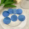 Piezas de Joyería de Nácar para Boda, Colgantes para Pasillo de Cortina, Piezas Redondas de Doble Agujero, Materiales para Cortina de Puerta de Iluminación, Accesorios para Manualidades
