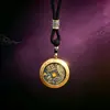 Directo de fábrica: Colgante de concha Gahu de animal del zodíaco estilo antiguo, collar cultural y creativo para hombres y mujeres, accesorio de concha protector