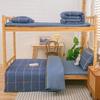 Conjunto de Cama Estudantil de Algodão 40S Desenho Animado Conjunto de Seis Peças Almofada Colchão Dormitório de Funcionários Edredom Conjunto de Três Peças de Algodão Puro
