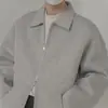 Chaqueta Coreana de Doble Cremallera Nueva para Hombre de Primavera y Otoño, Top de Pareja Estilo Universitario, Sudadera Versátil Estilo Hong Kong, Chaqueta de Moda