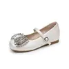 Zapatos Planos de Mujer para Aumentar la Altura 2026 Otoño Nueva Moda Poco Profundos Versátiles con Lazo de Pedrería Cuadrados Mary Jane