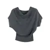 Estilo Casual de Verano 2026 Adelgazante Diseño de Nicho Prendas de Punto Tops Transmisión en Vivo Dropshipping Distribución Transfronteriza