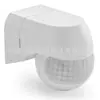 Interruptor de indução de corpo humano infravermelho à prova d'água e poeira para ambientes externos, sensor de alta potência ajustável