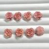 Talla en Madera de Ciprés Rojo, Labubu Rose Satín Seda Peces Cuentas Sueltas y Otros Accesorios de Joyería Budista DIY Cadena para Teléfono Móvil