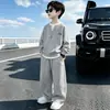 Conjunto de Ropa de Otoño para Niños Estilo Primavera y Otoño 2026 Nuevo Estilo Popular Artículo Caliente de Este Año Sudadera Deportiva de Otoño para Niños Grandes