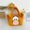 Nova Bolsa de Pelúcia Desenho Animado Estilo Japonês Bolsa de Mão Desenho Animado Boneca de Pelúcia Feminina Doce Bolsa de Lanche Infantil Tendência Lote