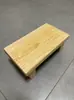 Reposapiés de madera maciza, taburete bajo pequeño, banco pequeño para sala de estar, soporte para plantas, banco elevador, para lavandería y cambio de zapatos