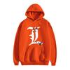 AliExpress desejo Hot Selling Death Note Death Note Impresso Moda Hoodie com bolso em estoque Tamanho europeu
