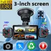 4 Gravações 4 Lentes Interconexão Wifi por Celular HD 1080P Visão Noturna Infravermelha Tela Grande de 3 Polegadas Imagem de Ré Modelo Transfronteiriço