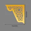 JM1201-1216 Estilo Étnico Transfronterizo Espejo Acrílico Flor de Esquina Pegatina Decoración de Gabinete de Pared de Oriente Medio Pegatina Diagonal Pegatina de Pared
