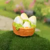 Adornos de Micro Paisaje, Lindo Set de Conejo Hongo Huevo, Mini Adornos Decorativos de Resina para Paisajismo DIY Creativo