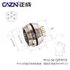 Conector Estanco Tipo Placa de Soldadura Zhengcheng M16 para PCB Panel Frontal Trasero 2 Pines 5 7A 14 Pines 19 Agujeros Socket de 24 Núcleos