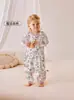 Saco de Dormir para Bebê Macacão Infantil Macacão para Dormir Primavera e Verão Pijama de Manga Comprida para Bebê Roupas de Bebê Saco de Dormir de Pernas Separadas